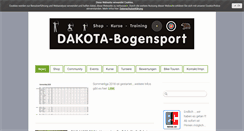 Desktop Screenshot of dakota-bogensport.de